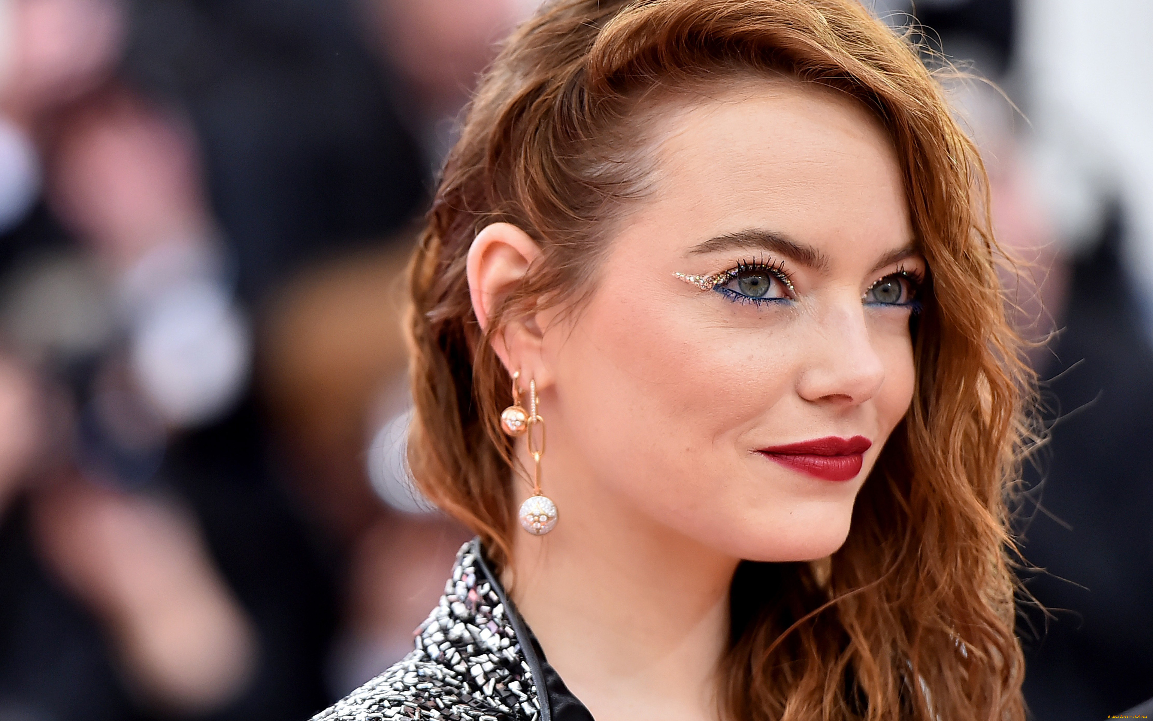 девушки, emma, stone, макияж