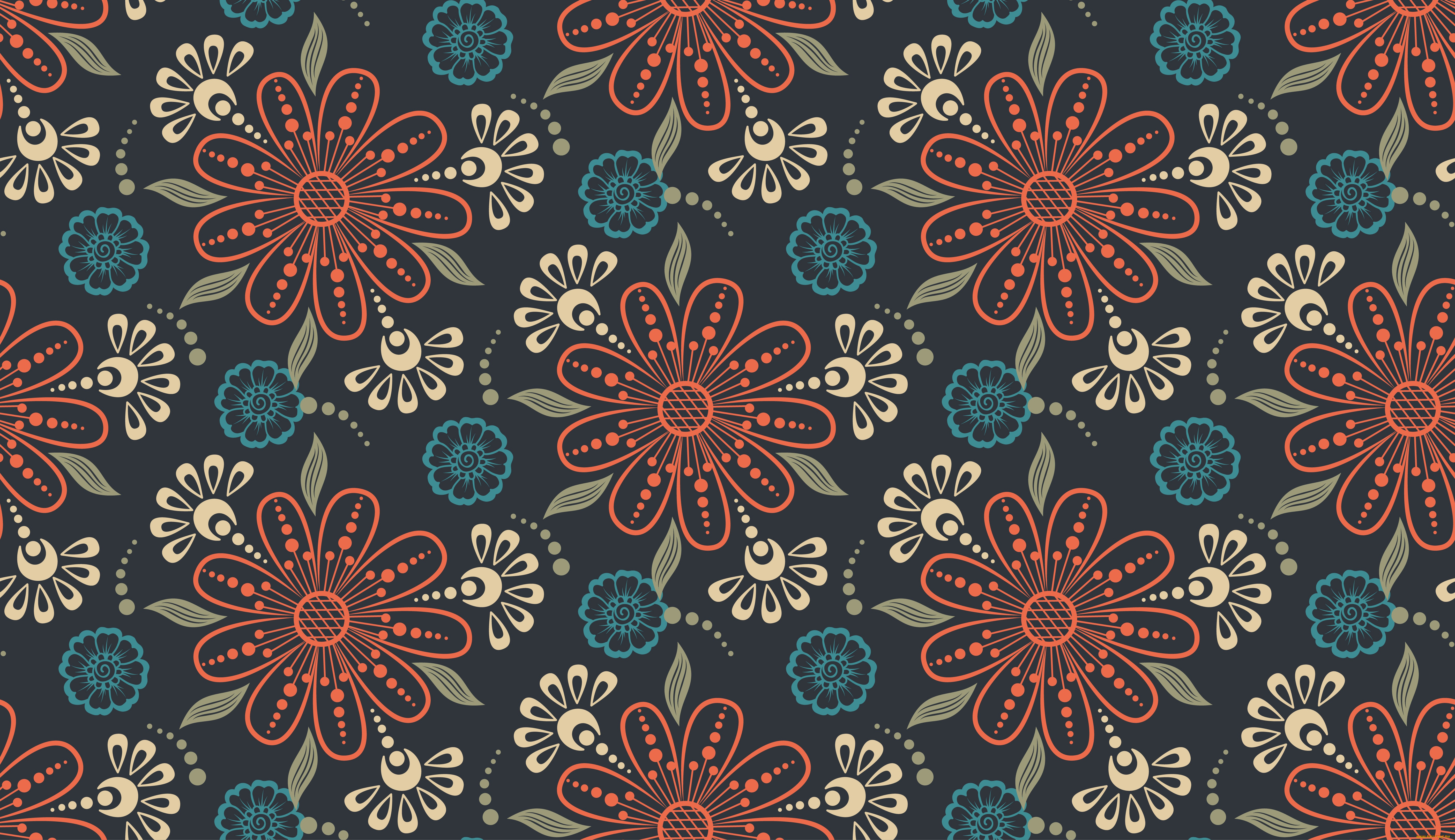 векторная, графика, цветы, , flowers, фон, цветы