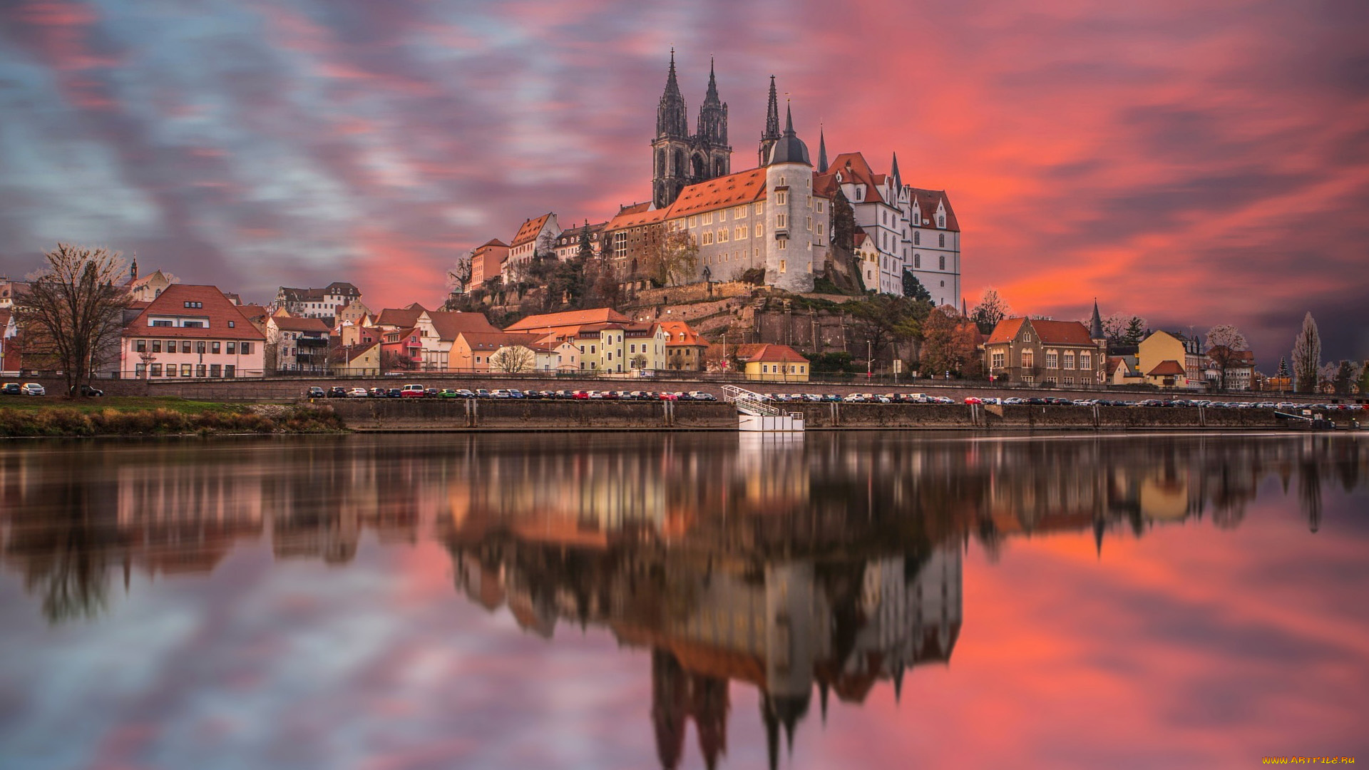 albrechtsburg, castle, города, замки, германии, albrechtsburg, castle