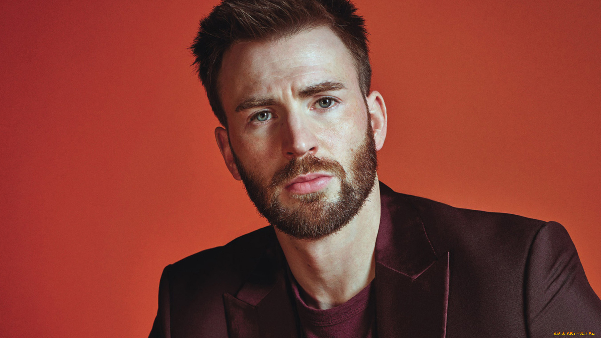 мужчины, chris, evans, усы, бородка