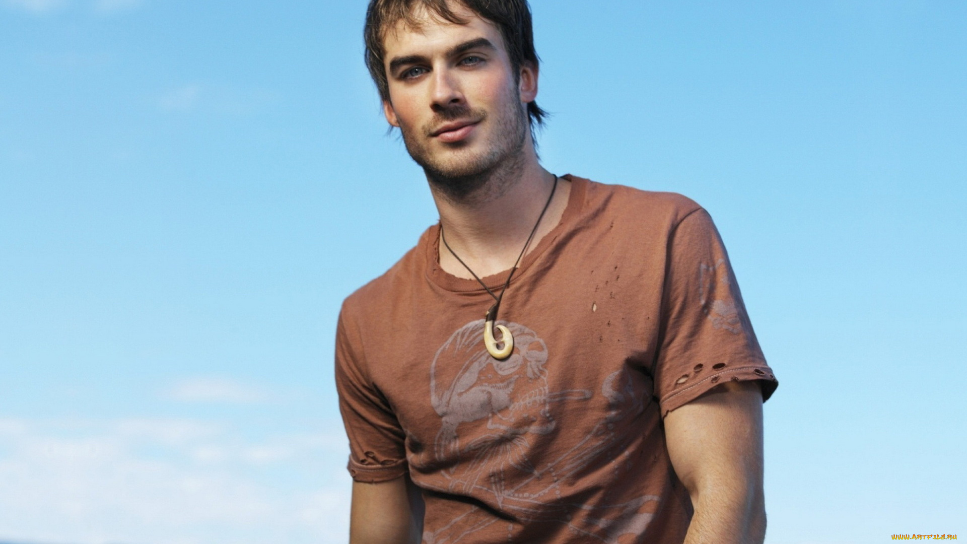 мужчины, ian, somerhalder, актер, футболка