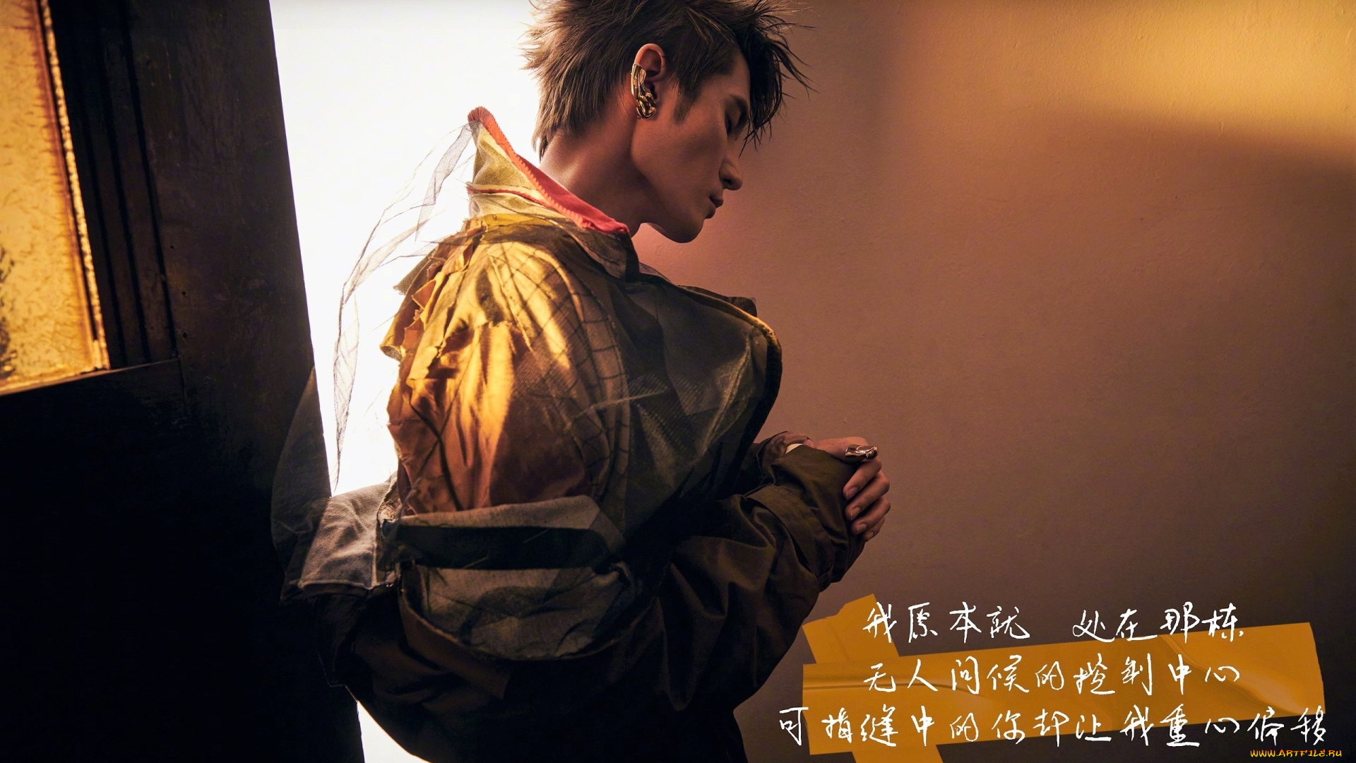 мужчины, liu, haikuan, актер, куртка