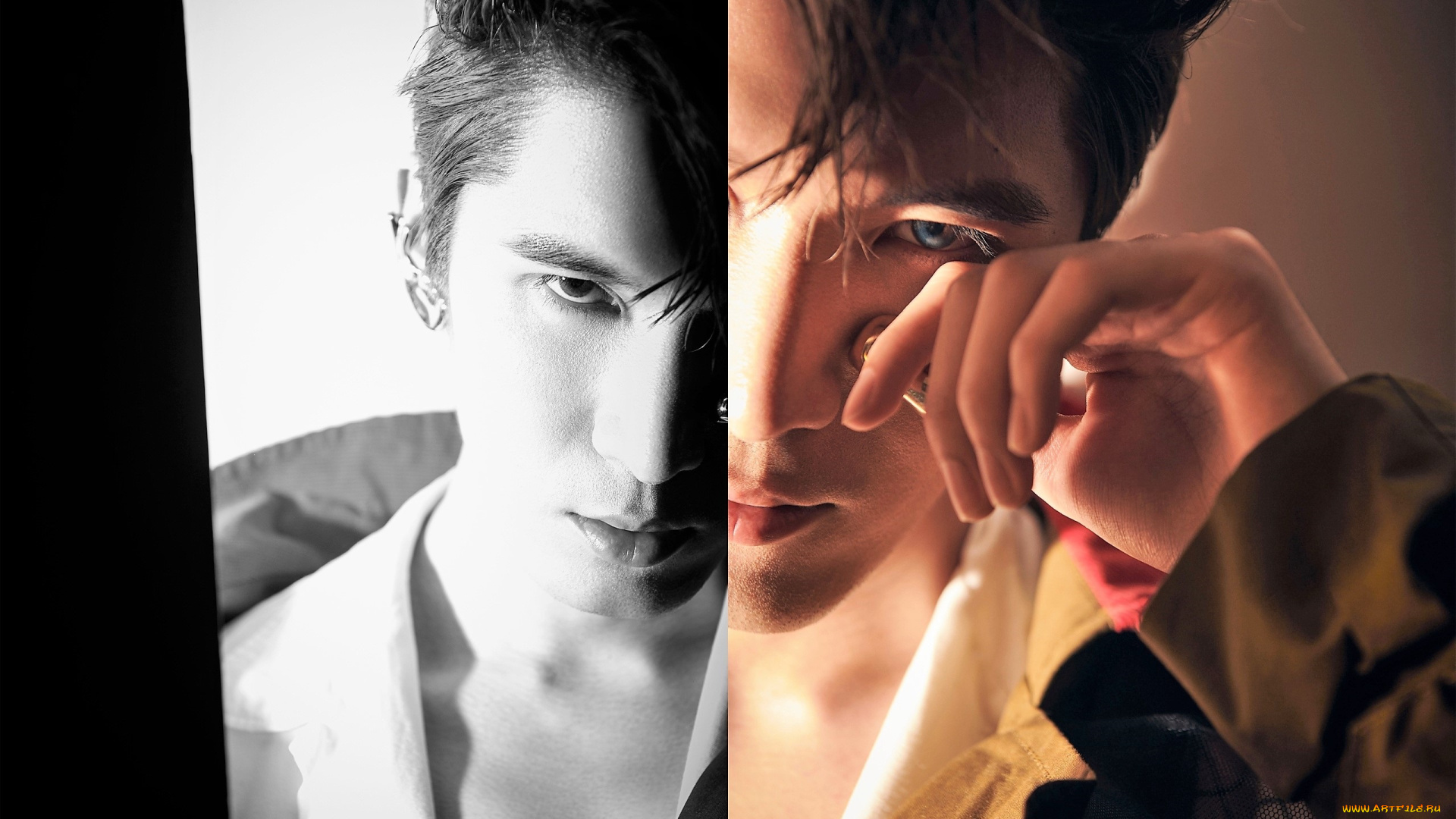 мужчины, liu, haikuan, актер, лицо, глаз