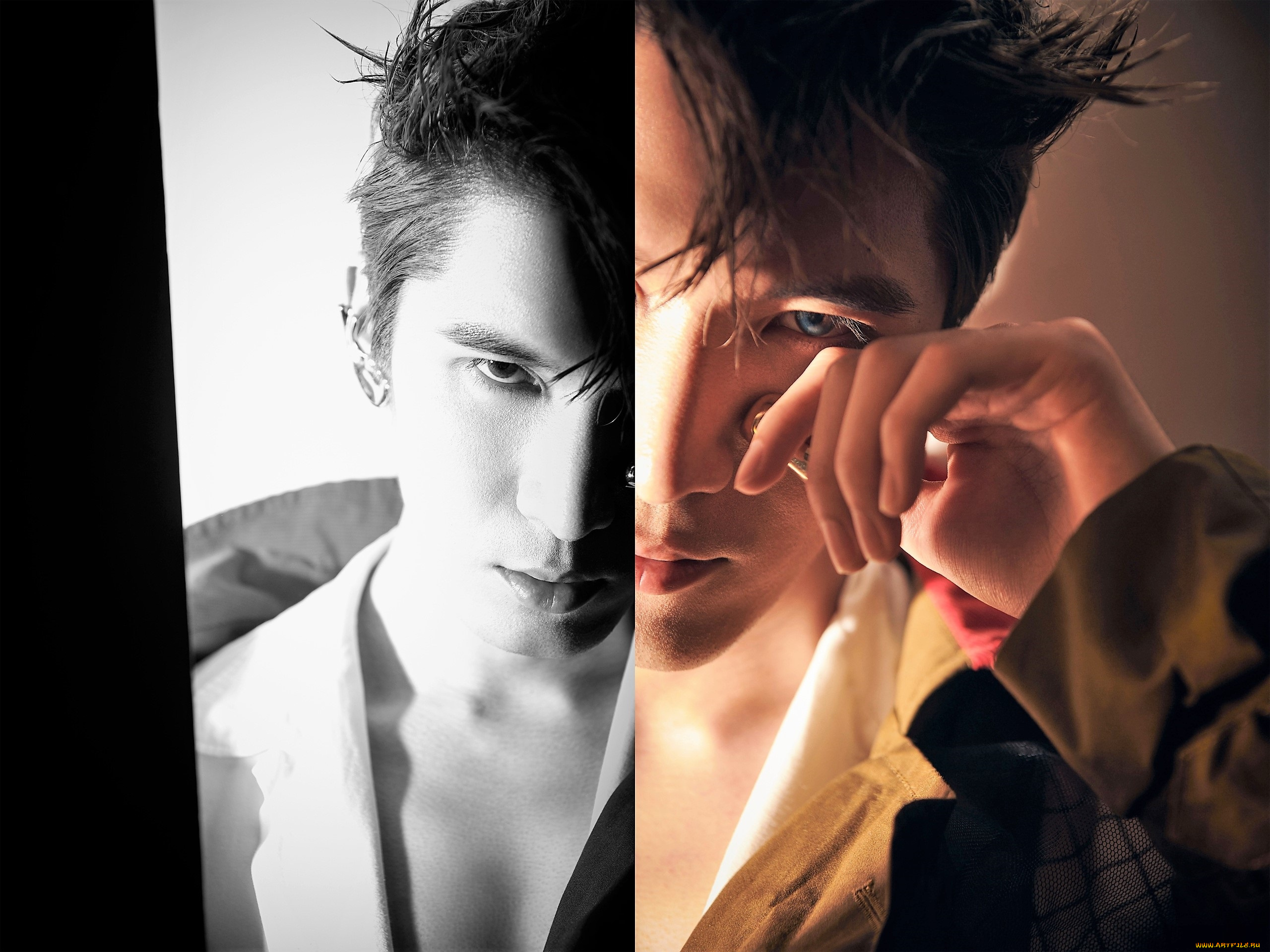 мужчины, liu, haikuan, актер, лицо, глаз