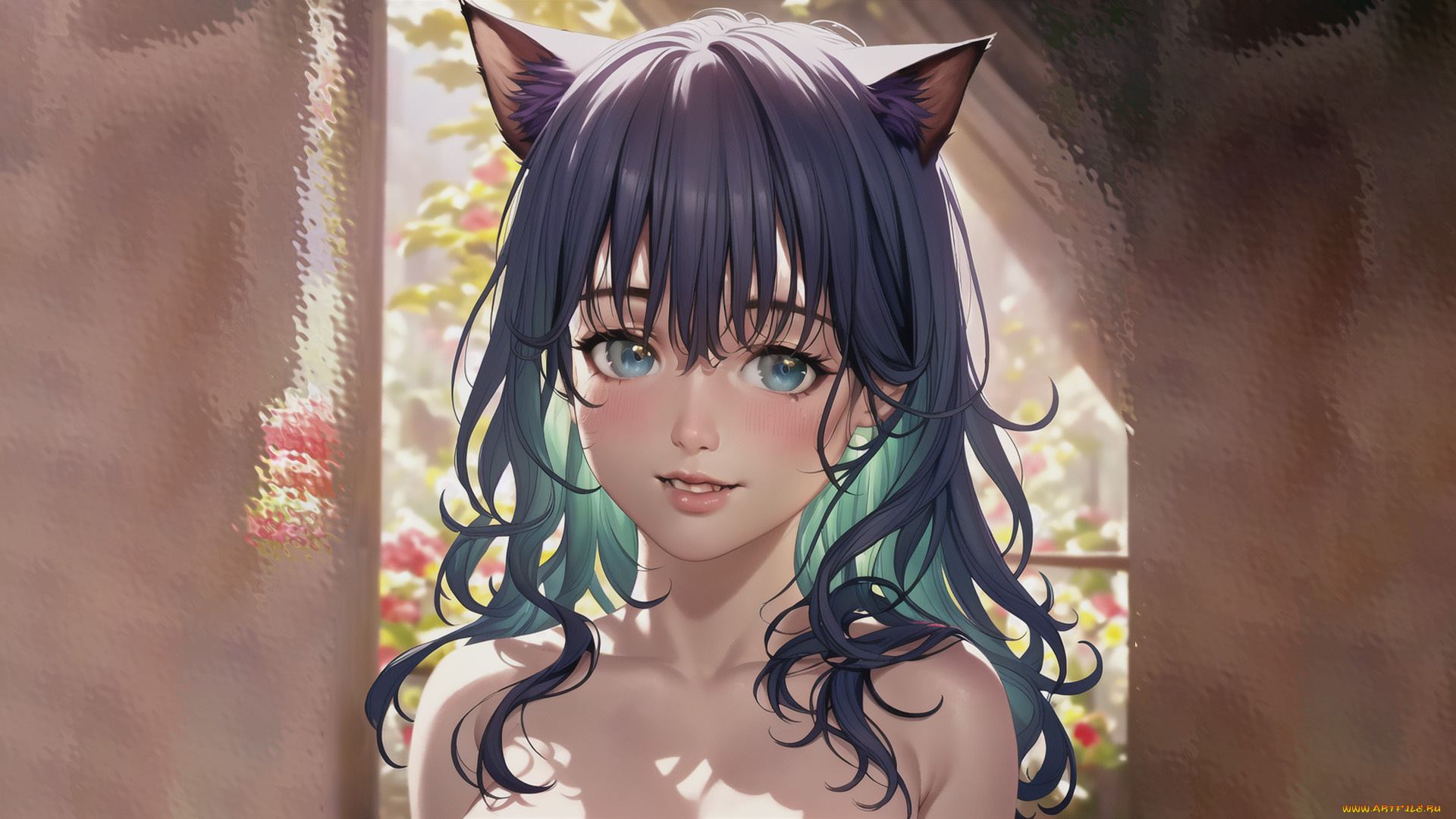 аниме, животные, , существа, нейросетевые, девушки, нейросети