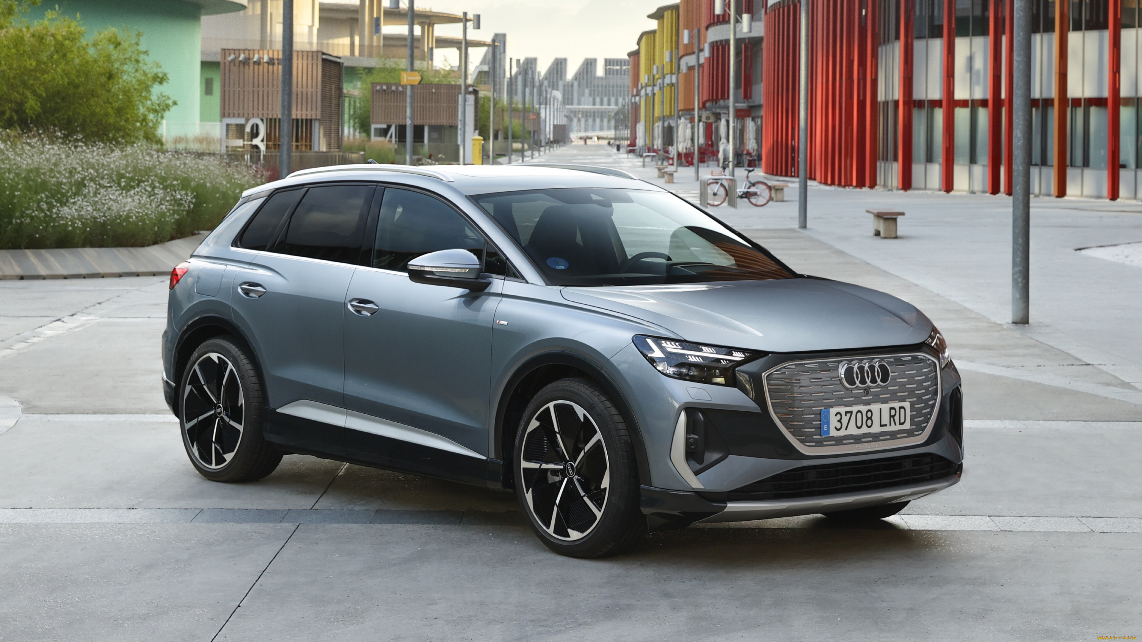 audi, q4, 45, e-tron, quattro, s, line, автомобили, audi