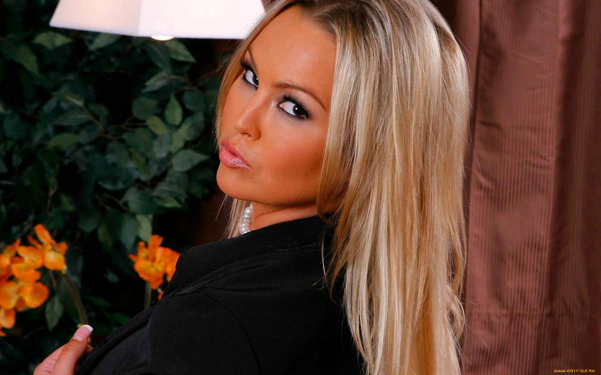 девушки, abbey, brooks, блондинка, лицо