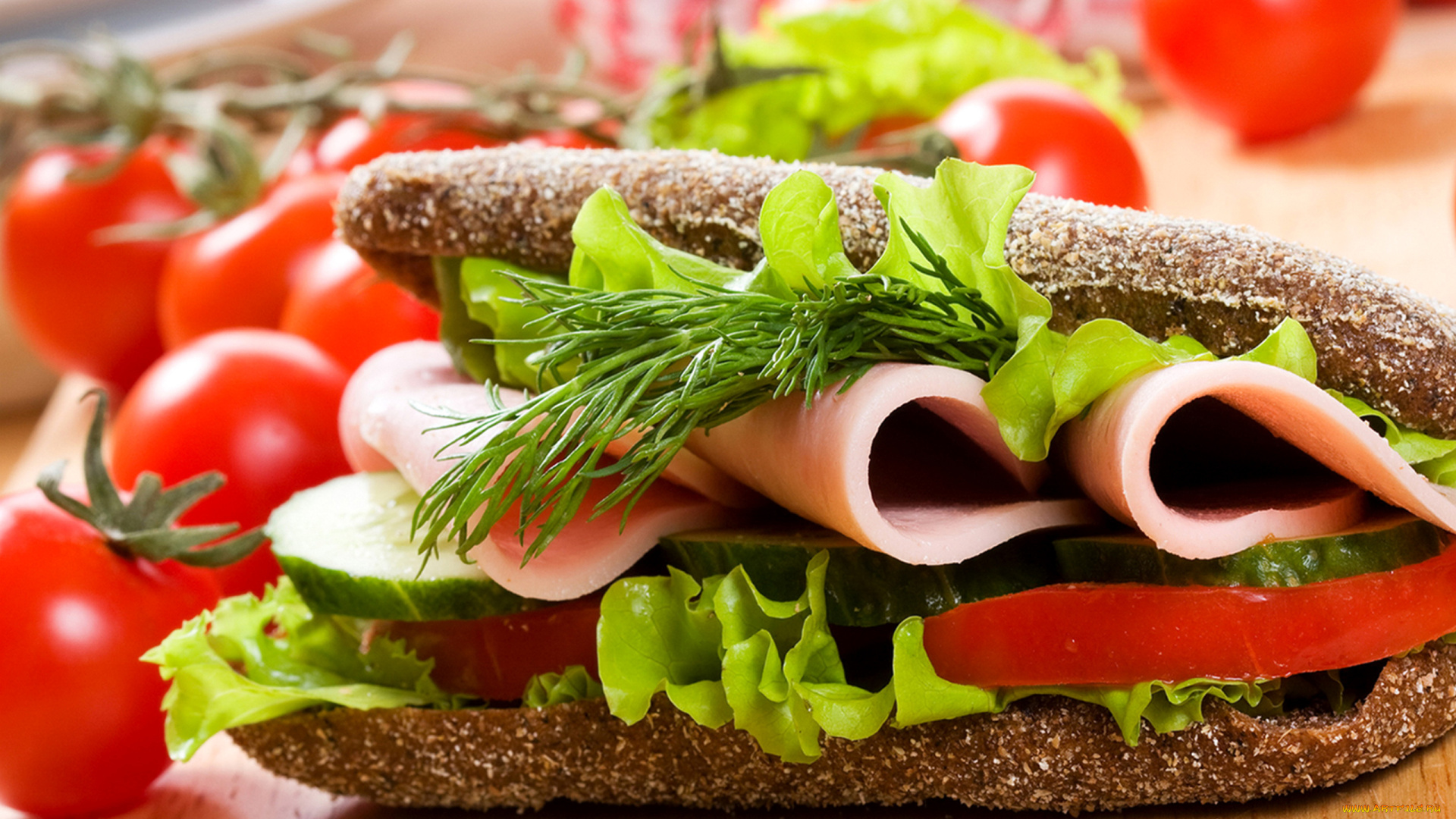 еда, бутерброды, , гамбургеры, , канапе, сэндвич, огурец, ветчина, укроп, салат