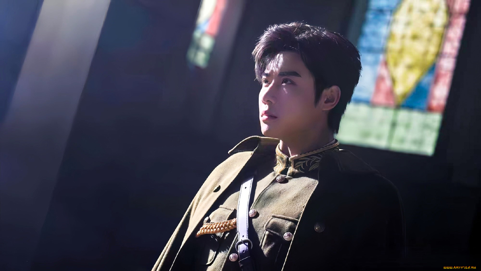 sadistic, love, кино, фильмы, мужчина, форма, китель, витраж