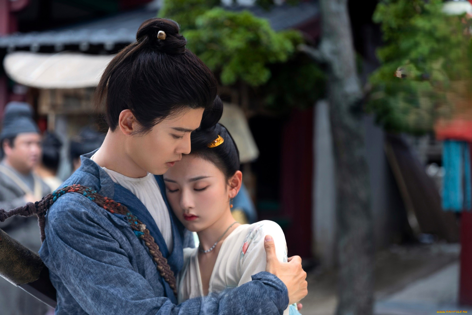 the, demon, hunter`s, romance, кино, фильмы, -unknown, , другое, пара, люди, улица, деревня