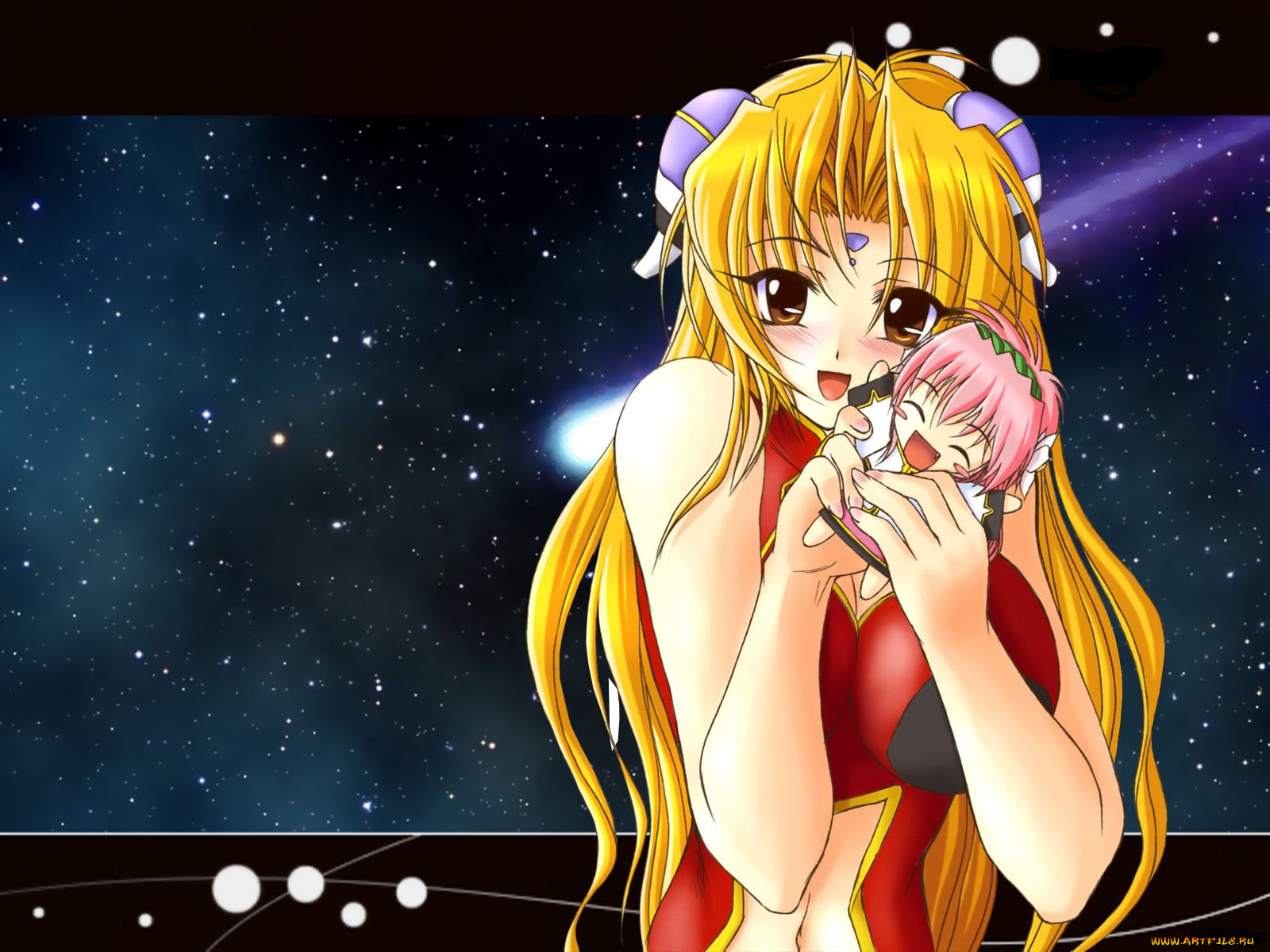 аниме, galaxy, angel