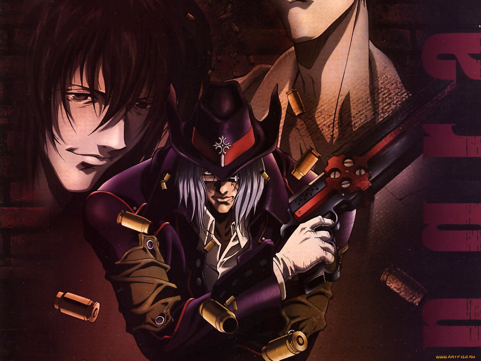 аниме, gun, grave