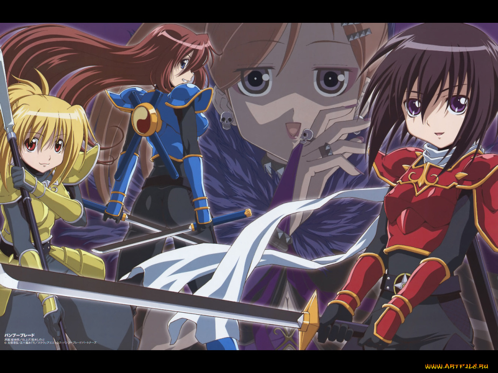 аниме, bamboo, blade