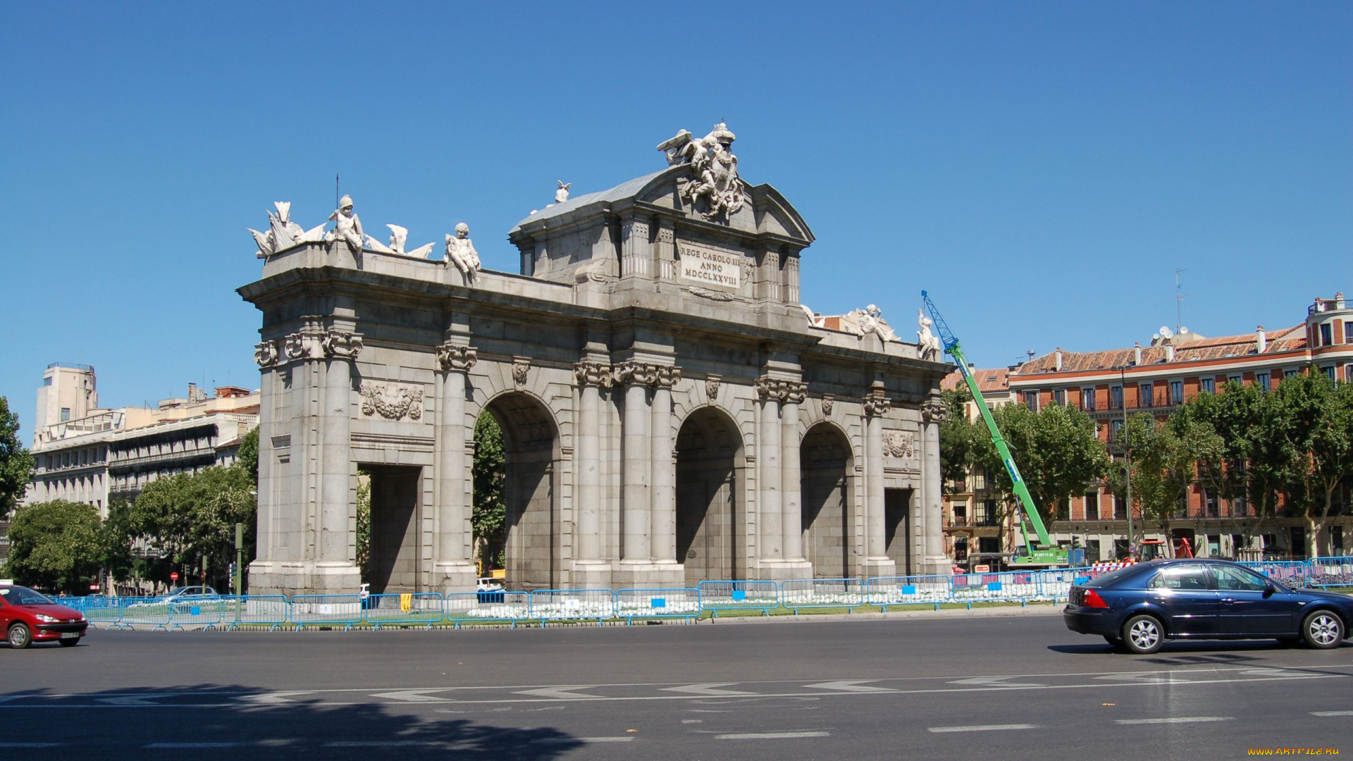 города, исторические, архитектурные, памятники, madrid