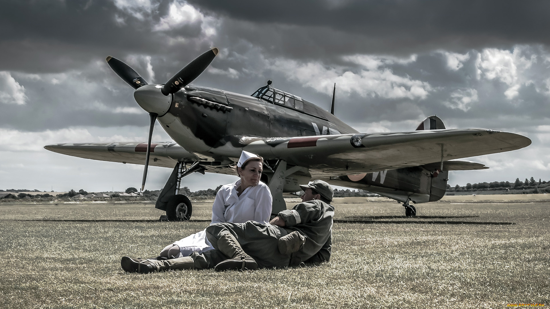 авиация, лёгкие, одномоторные, самолёты, пилот, пропеллер, hawker, hurricane