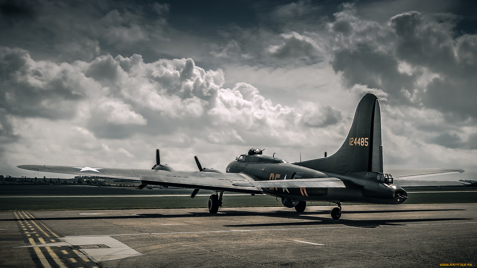 авиация, военно, транспортные, самолёты, тучи, звезда