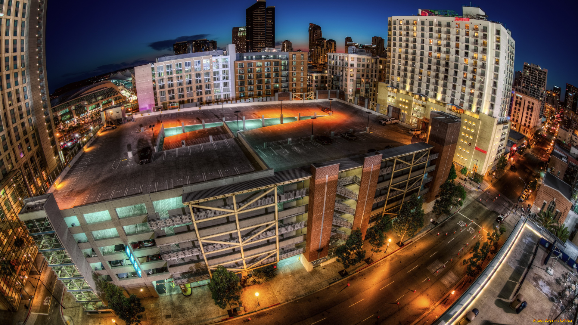 города, сан, диего, сша, парковка, san, diego, california