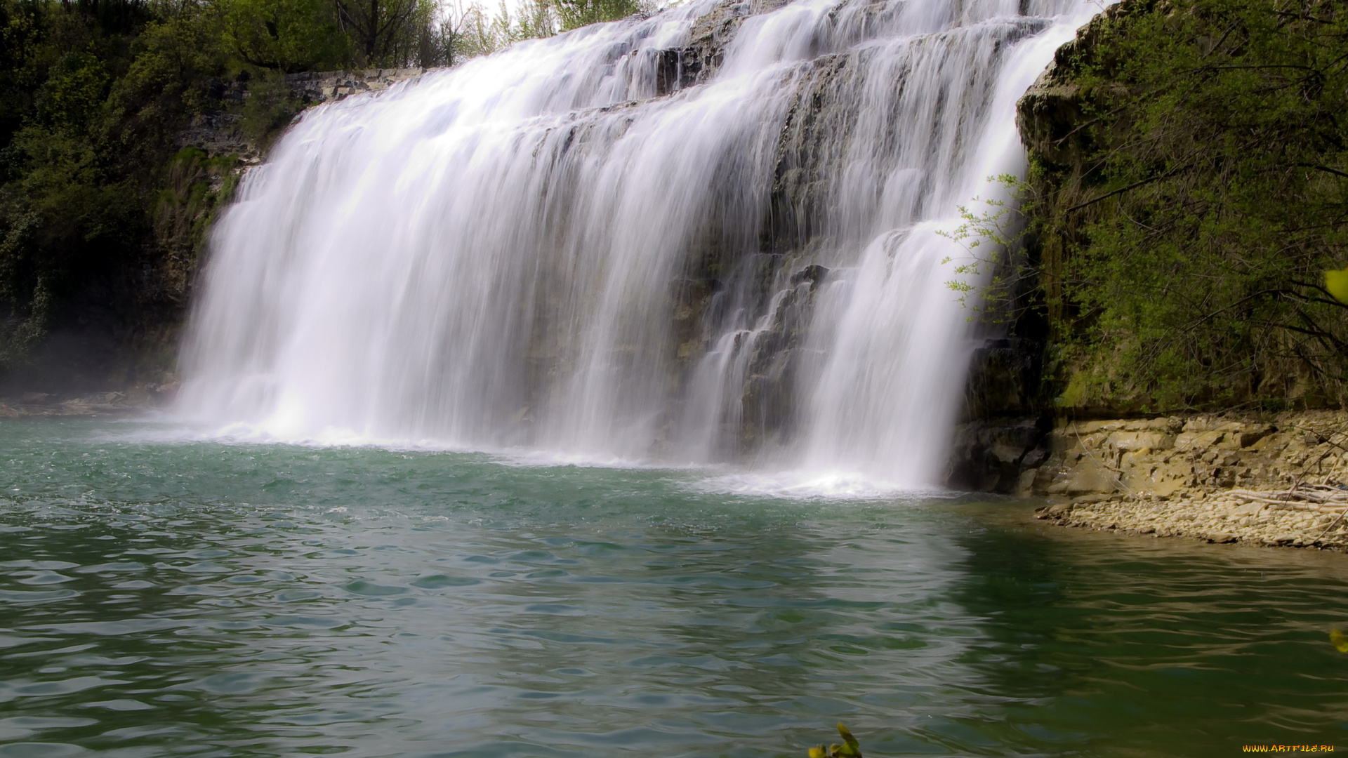 sant, angelo, in, vado, италия, природа, водопады, водопад