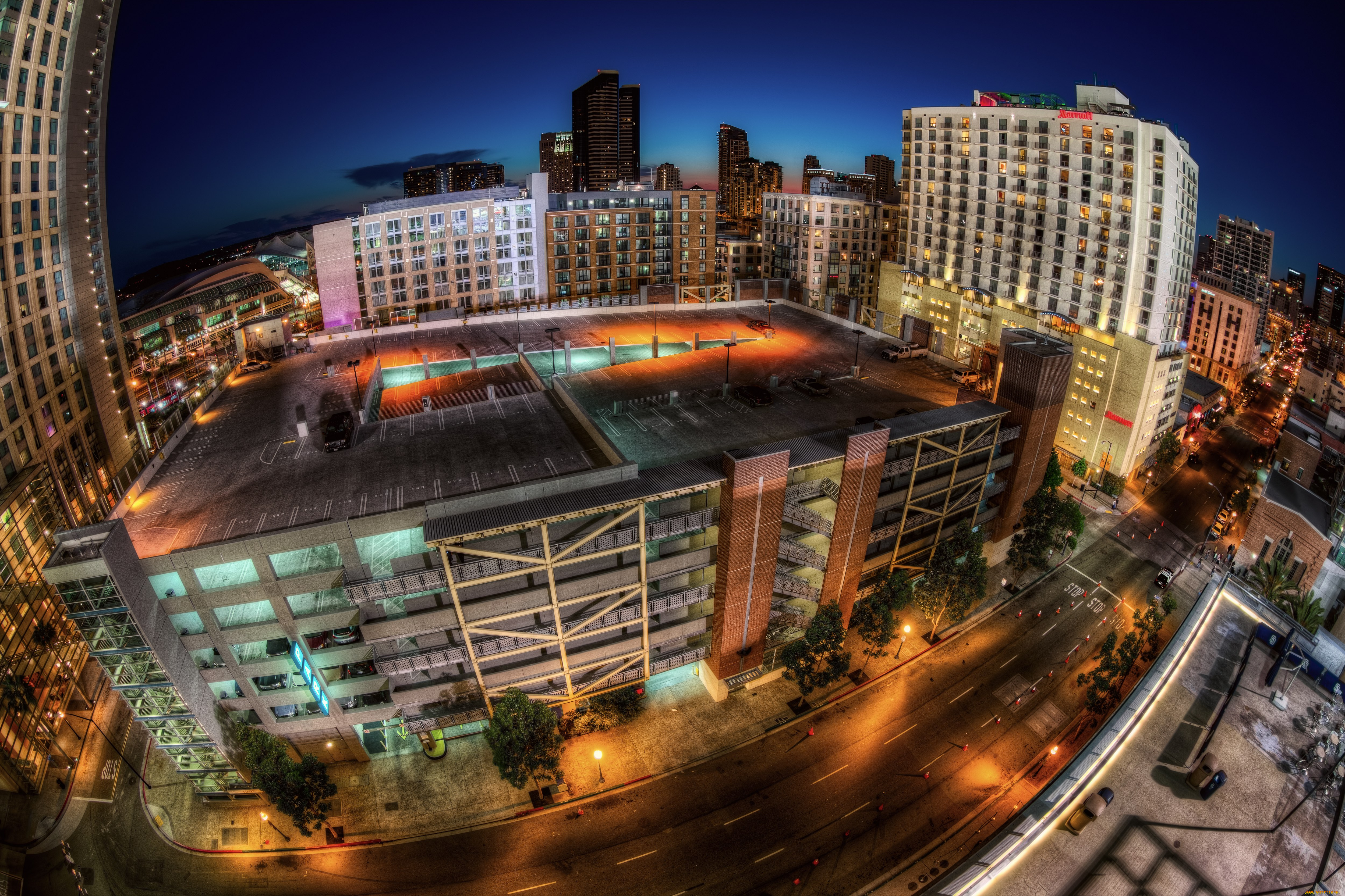 города, сан, диего, сша, парковка, san, diego, california