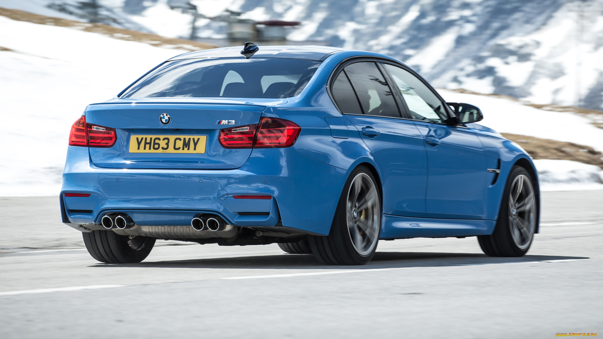 автомобили, bmw, синий, 2014г, m3, uk-spec, f80