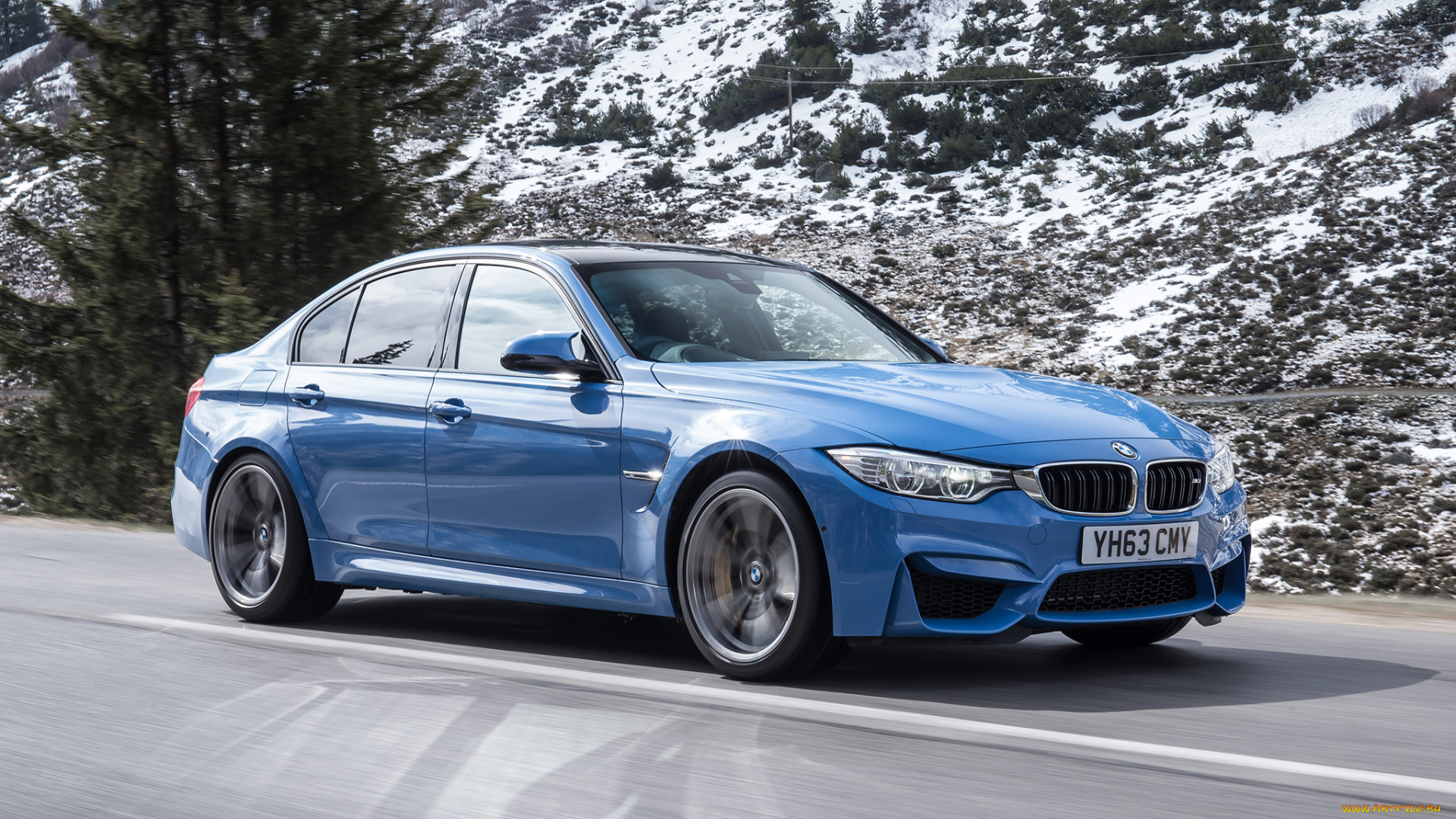 автомобили, bmw, синий, f80, 2014г, uk-spec, m3