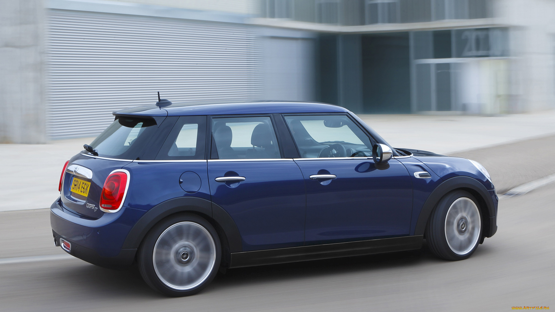 автомобили, mini, cooper, d, 5-door, uk-spec, 2014г, голубой