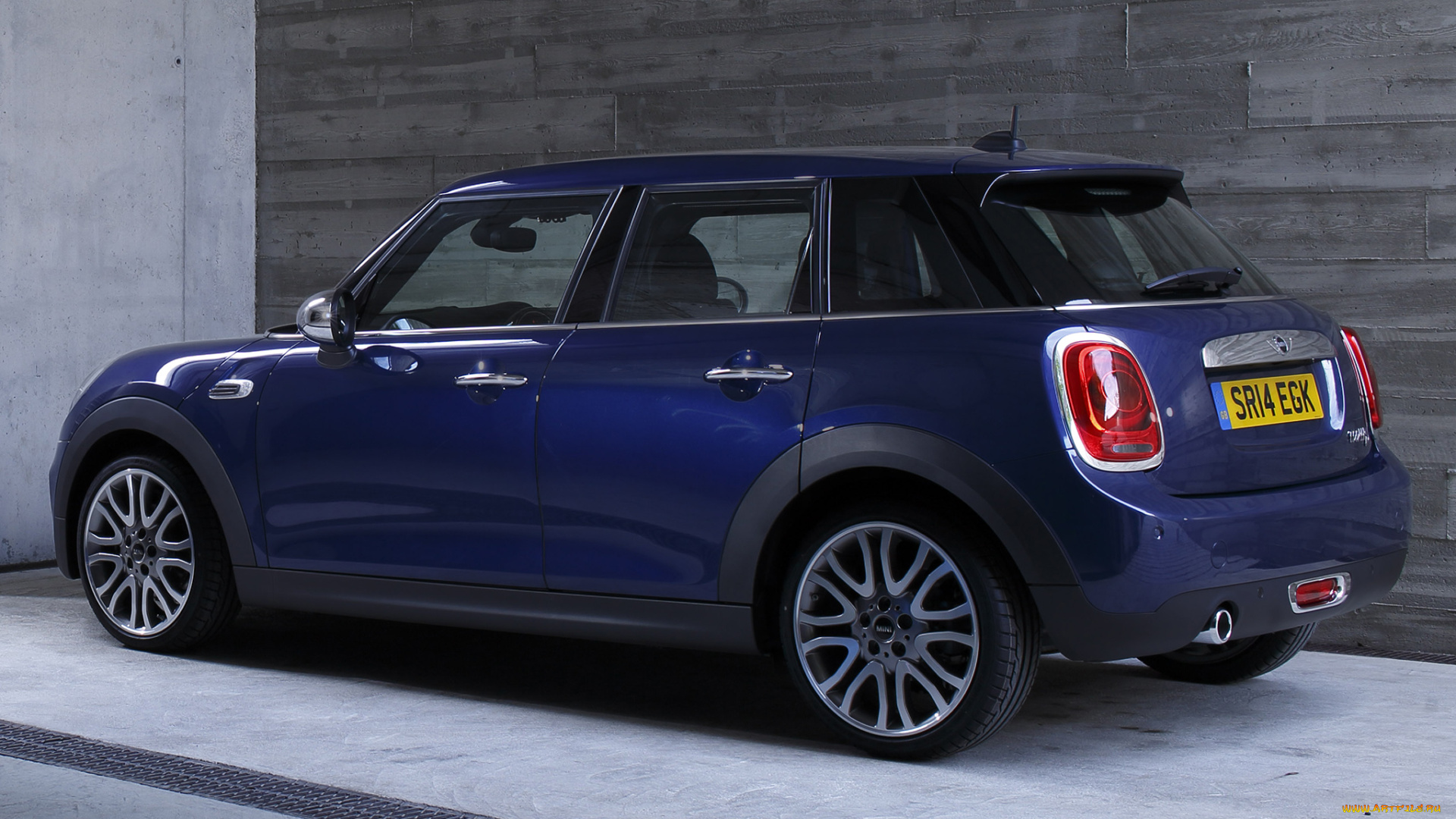 автомобили, mini, cooper, d, 5-door, uk-spec, 2014г, голубой