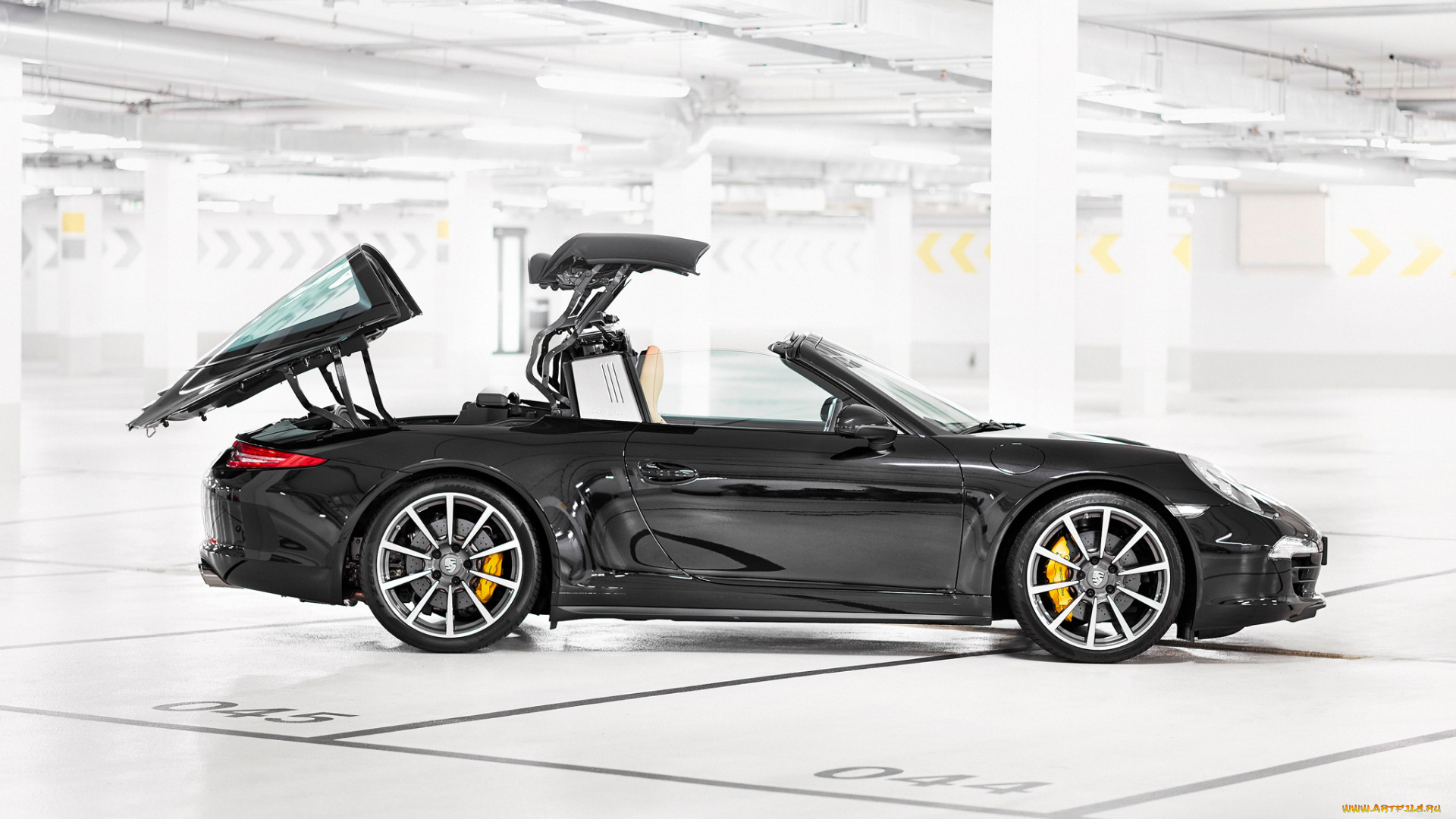 автомобили, porsche, темный, 991, 2014г, 4s, targa, 911