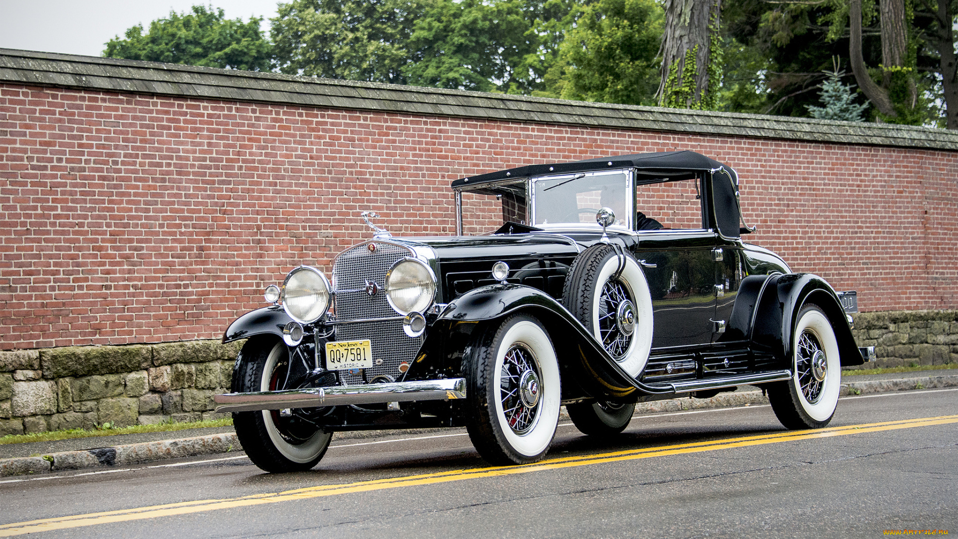 cadillac, v16, автомобили, классика, автопробег, выставка, автошоу