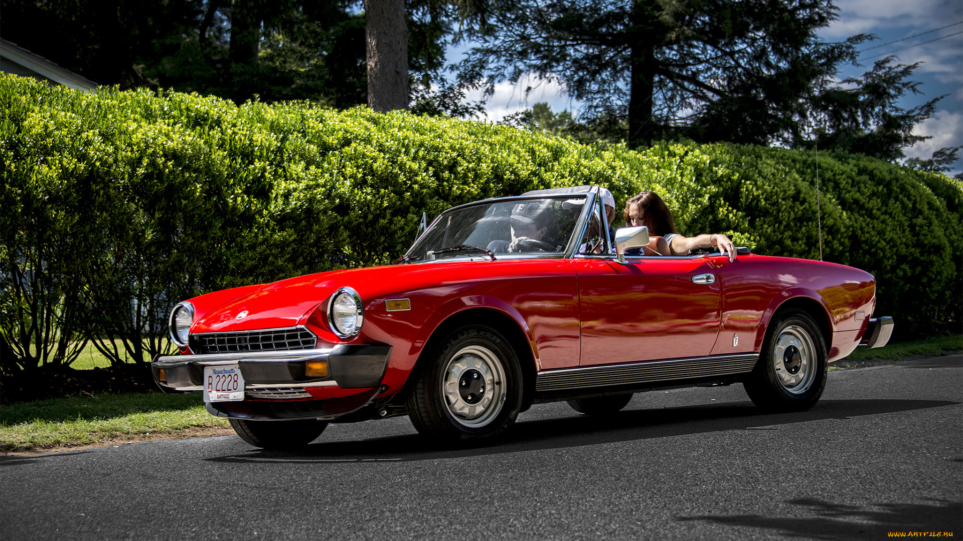 fiat, spider, автомобили, fiat, автошоу, выставка, автопробег