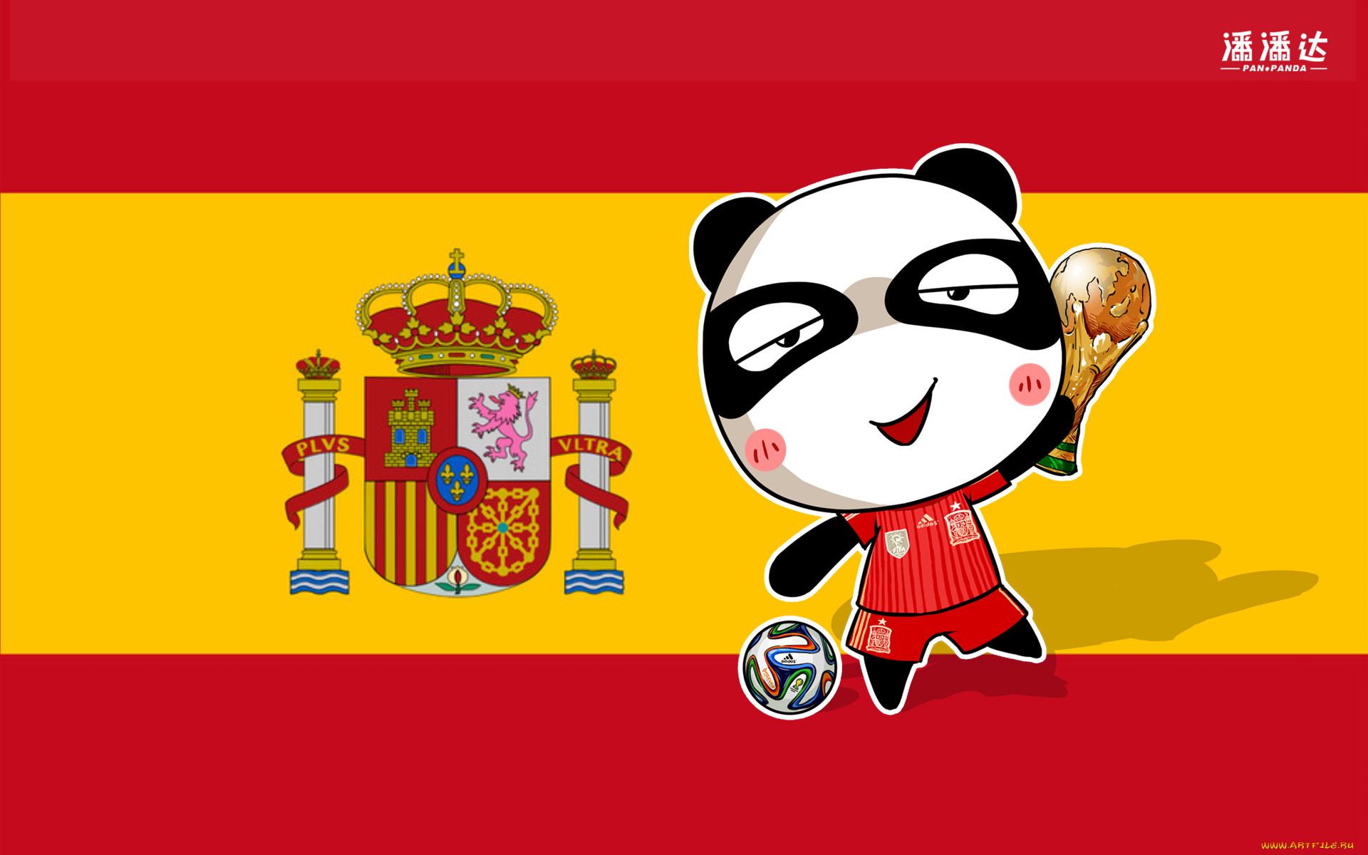 спорт, 3d, рисованные, панда, флаг, мяч, чемпионат, бразилия, 2014г