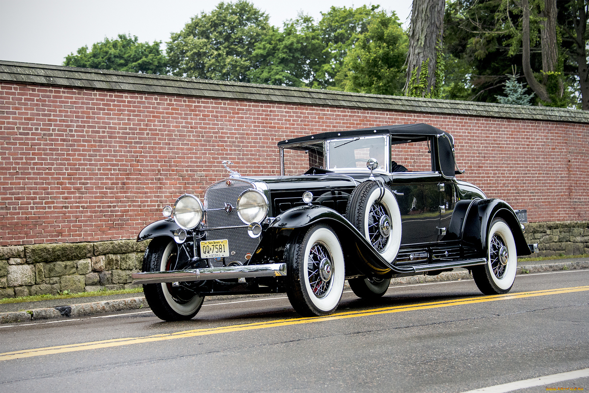 cadillac, v16, автомобили, классика, автопробег, выставка, автошоу