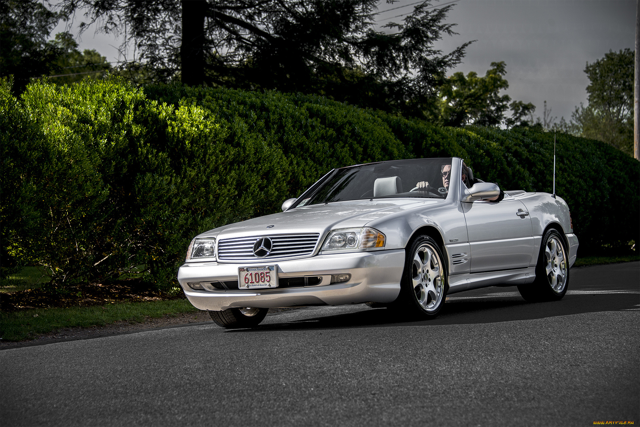 mercedes-benz, 500sl, автомобили, mercedes-benz, автопробег, выставка, автошоу