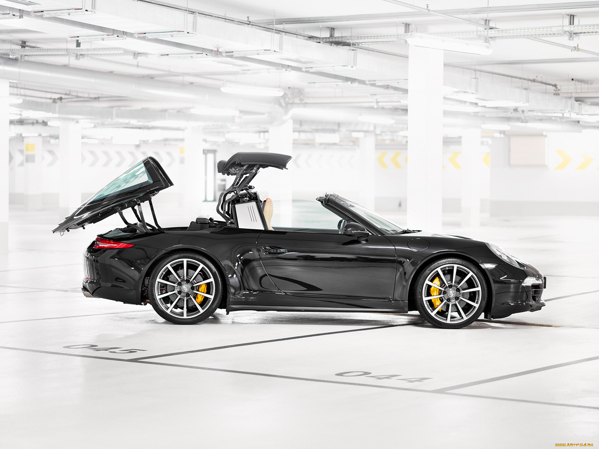 автомобили, porsche, темный, 991, 2014г, 4s, targa, 911