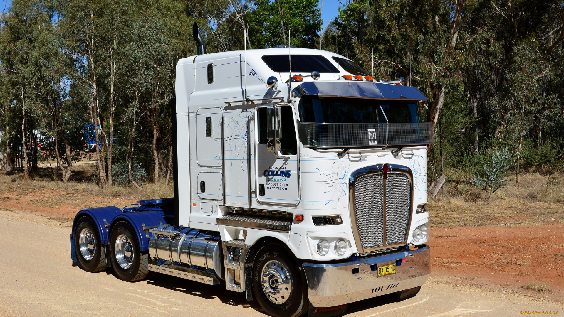 kenworth, автомобили, тягач, седельный, грузовик, тяжелый