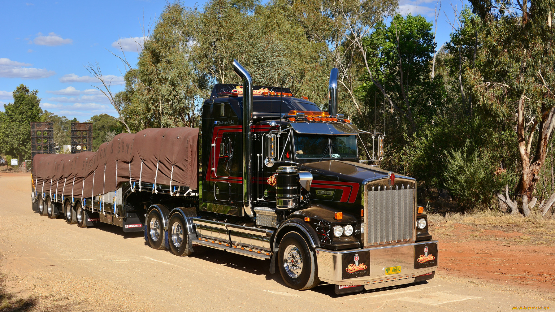 kenworth, t659, автомобили, kenworth, грузовик, тяжелый, тягач, седельный