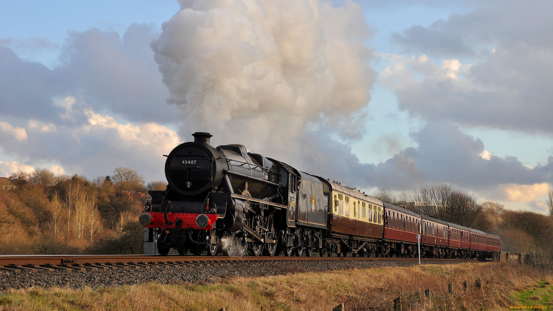 техника, паровозы, дорога, железная, паровоз, рельсы