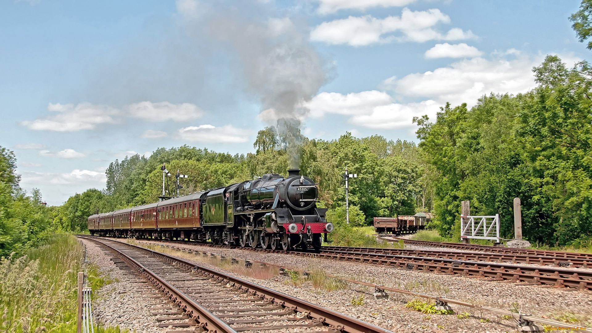 техника, паровозы, паровоз, рельсы, дорога, железная