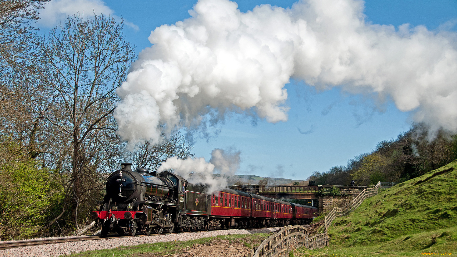 техника, паровозы, паровоз, рельсы, дорога, железная