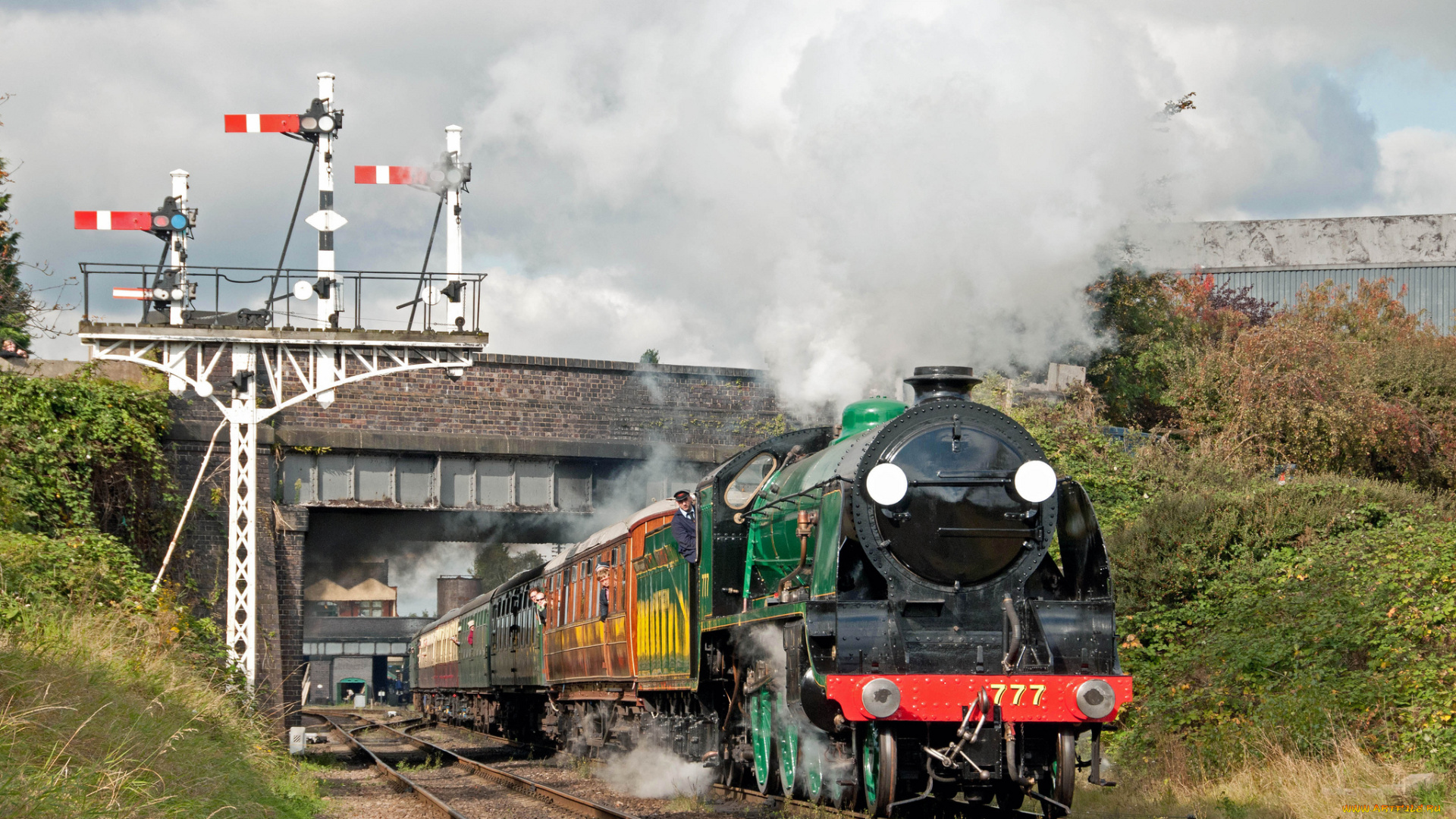 техника, паровозы, паровоз, рельсы, дорога, железная