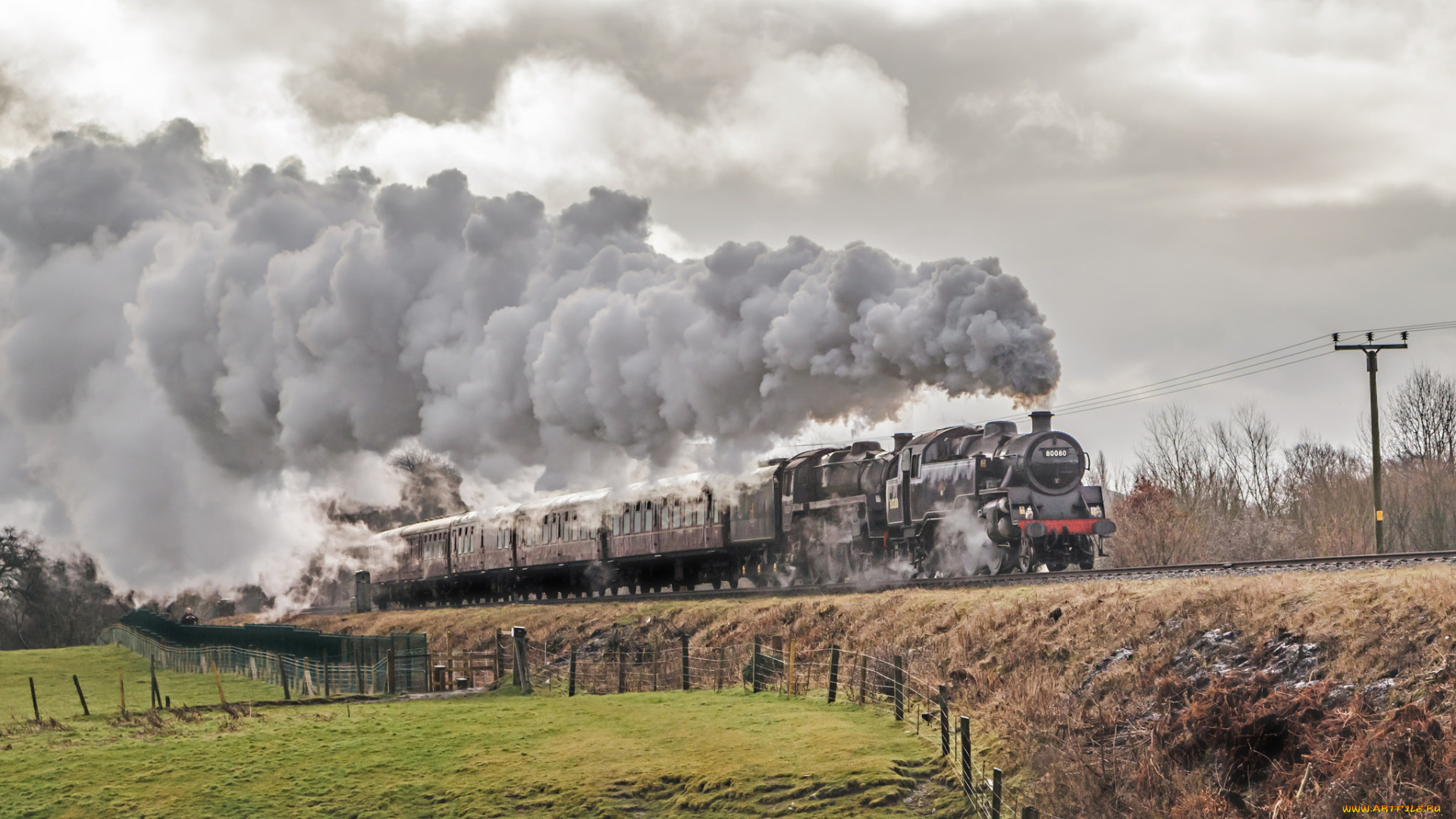 техника, паровозы, паровоз, рельсы, дорога, железная