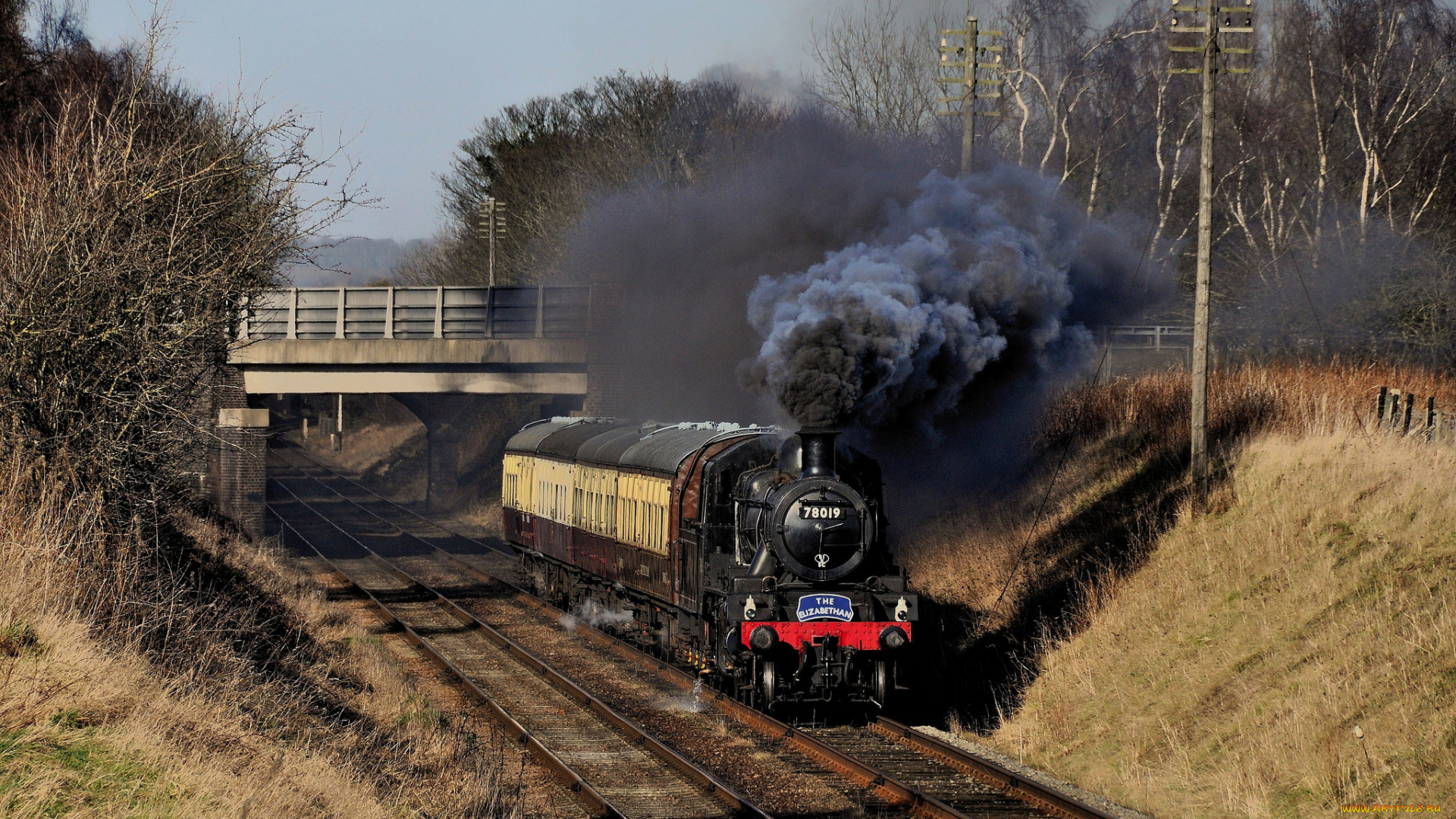 техника, паровозы, паровоз, рельсы, дорога, железная