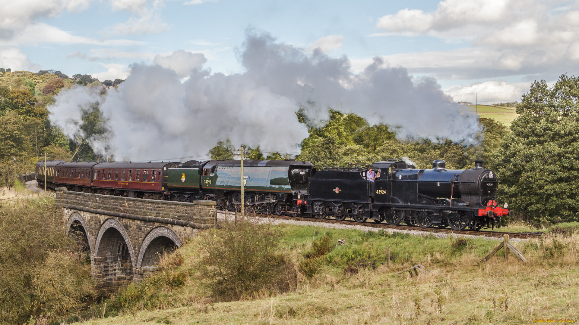 техника, паровозы, паровоз, рельсы, дорога, железная