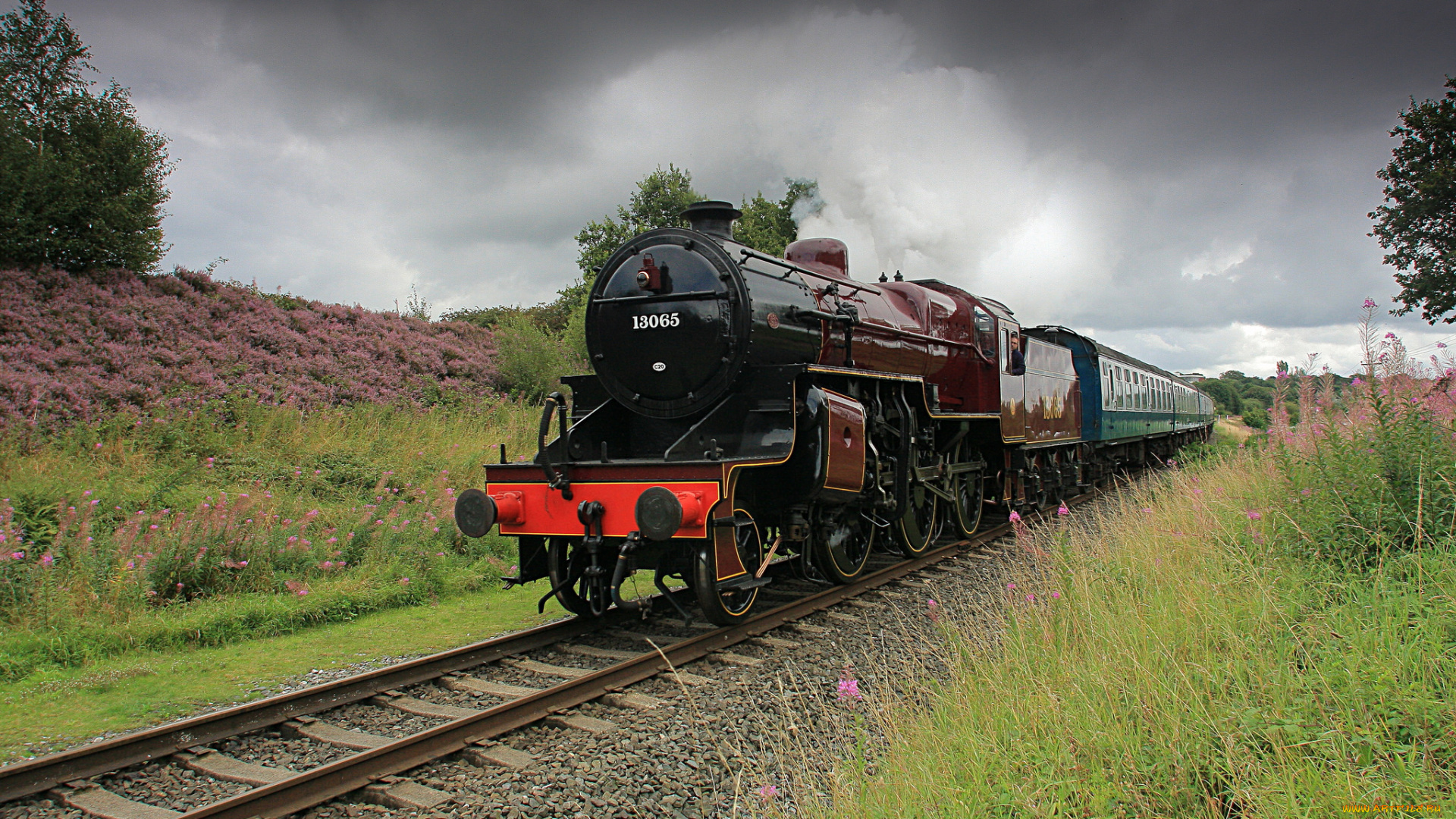 техника, паровозы, паровоз, рельсы, дорога, железная