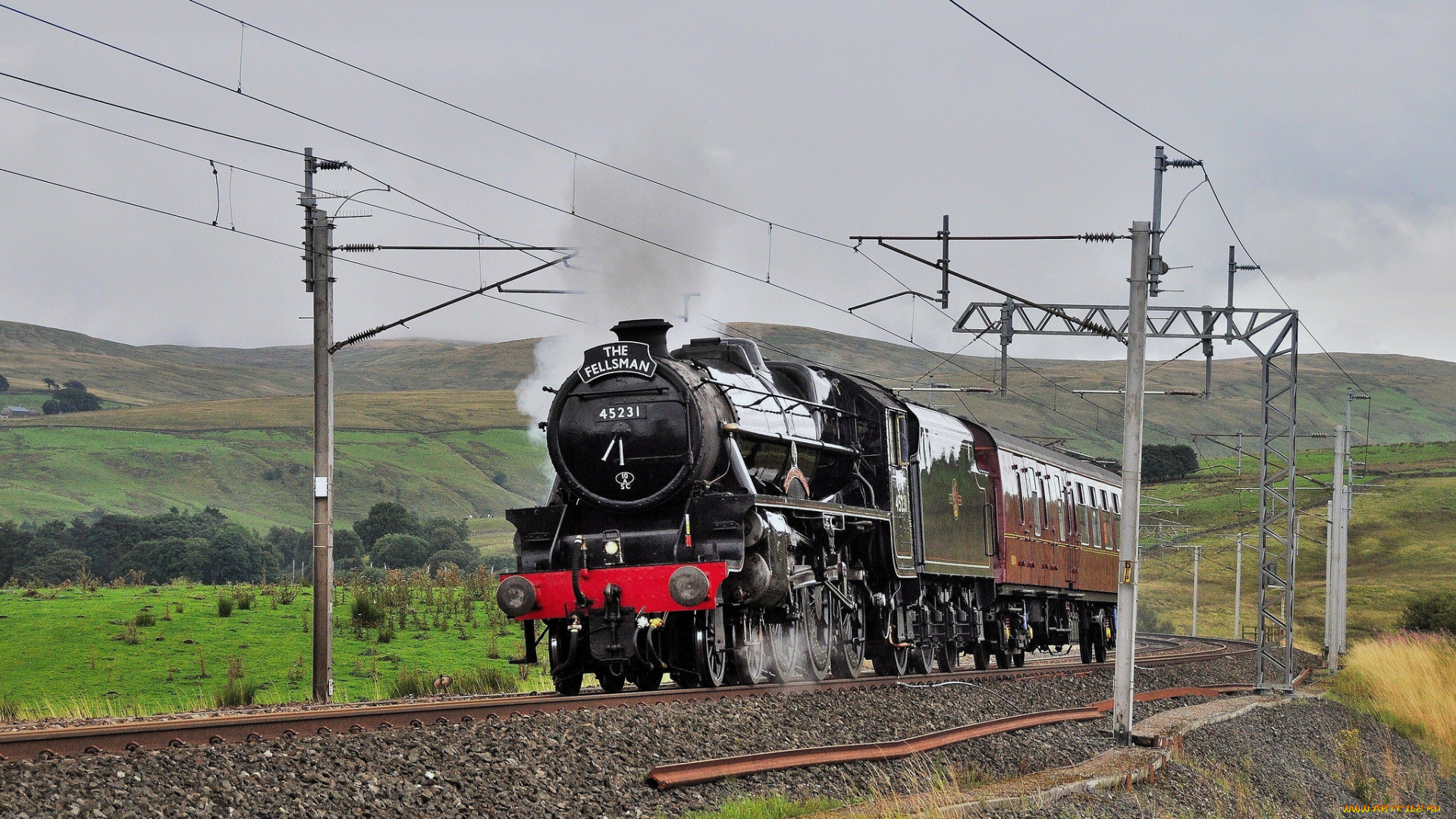 техника, паровозы, паровоз, железная, рельсы, дорога