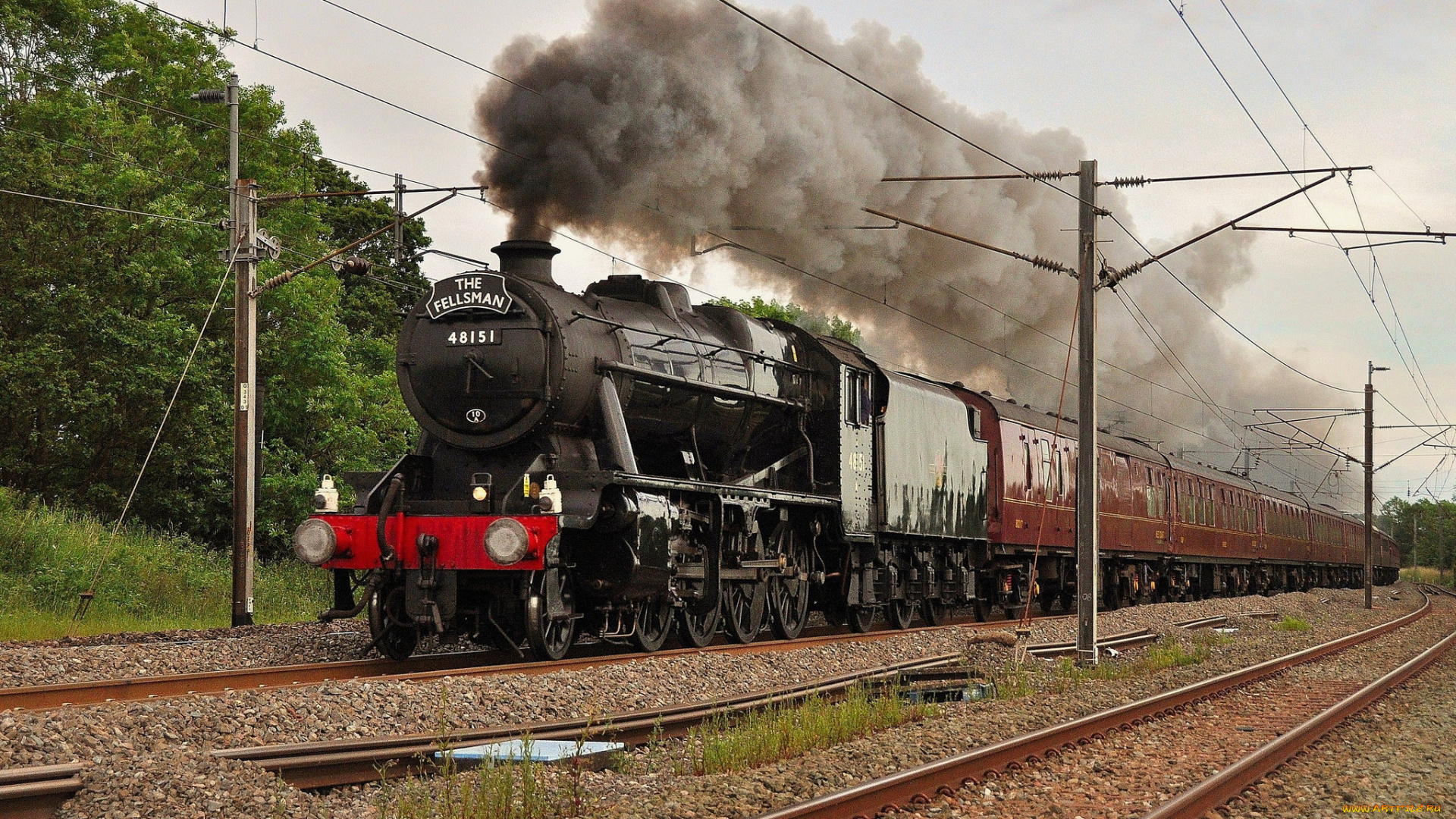 техника, паровозы, рельсы, дорога, паровоз, железная