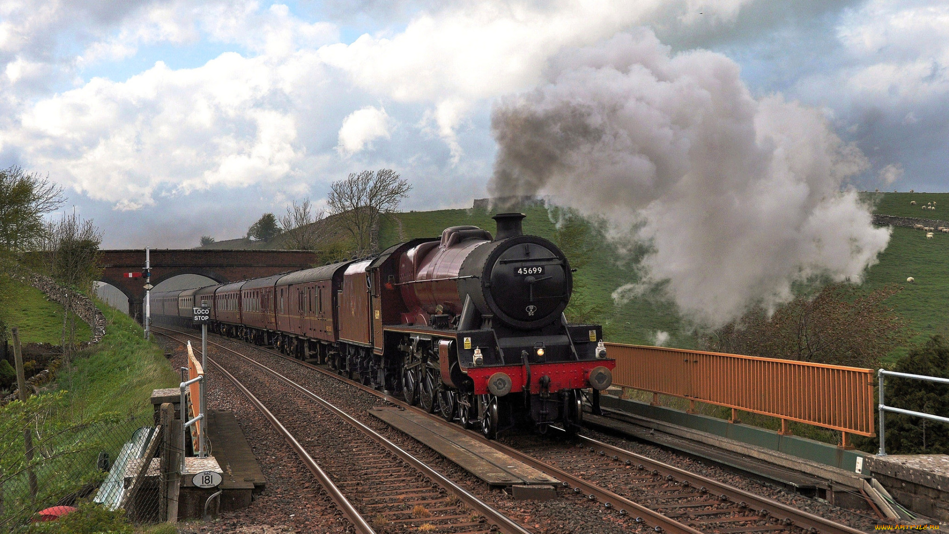 техника, паровозы, рельсы, дорога, железная, паровоз