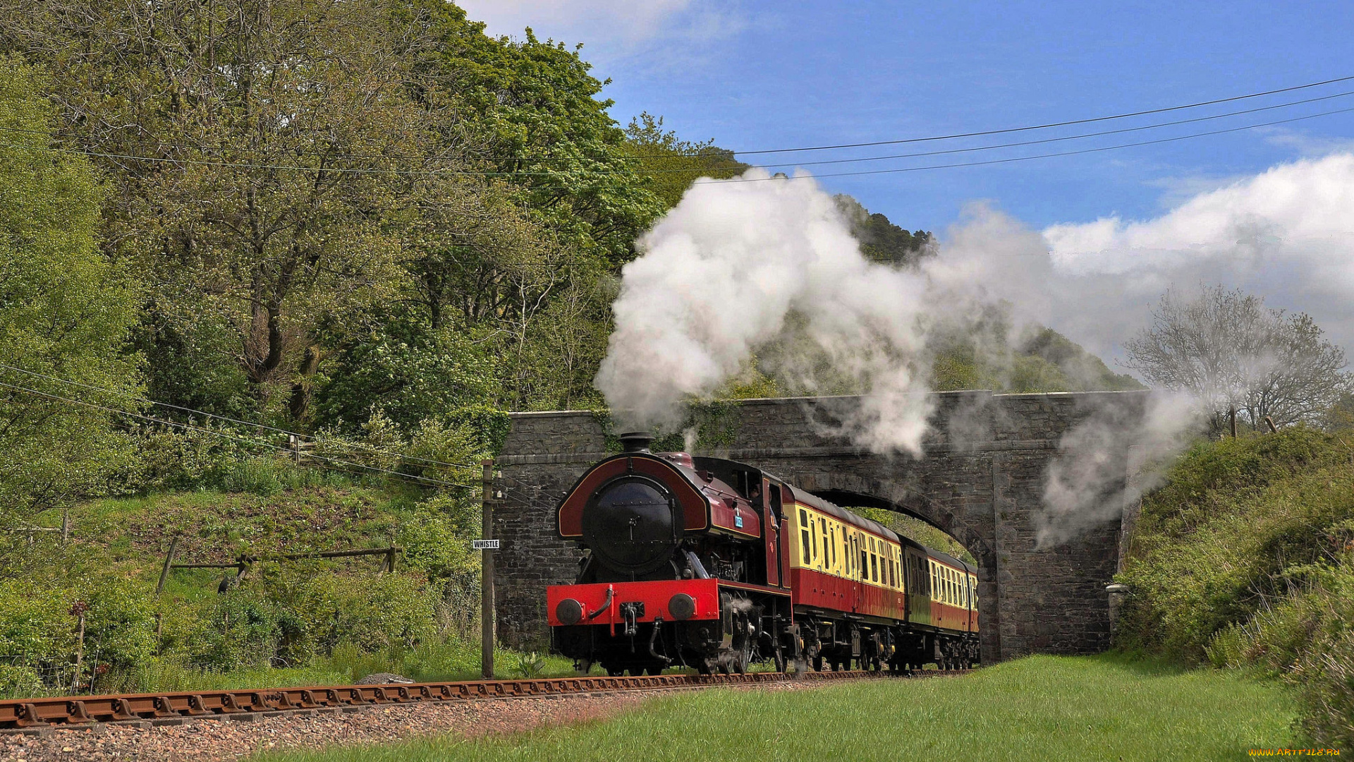 техника, паровозы, рельсы, дорога, железная, паровоз