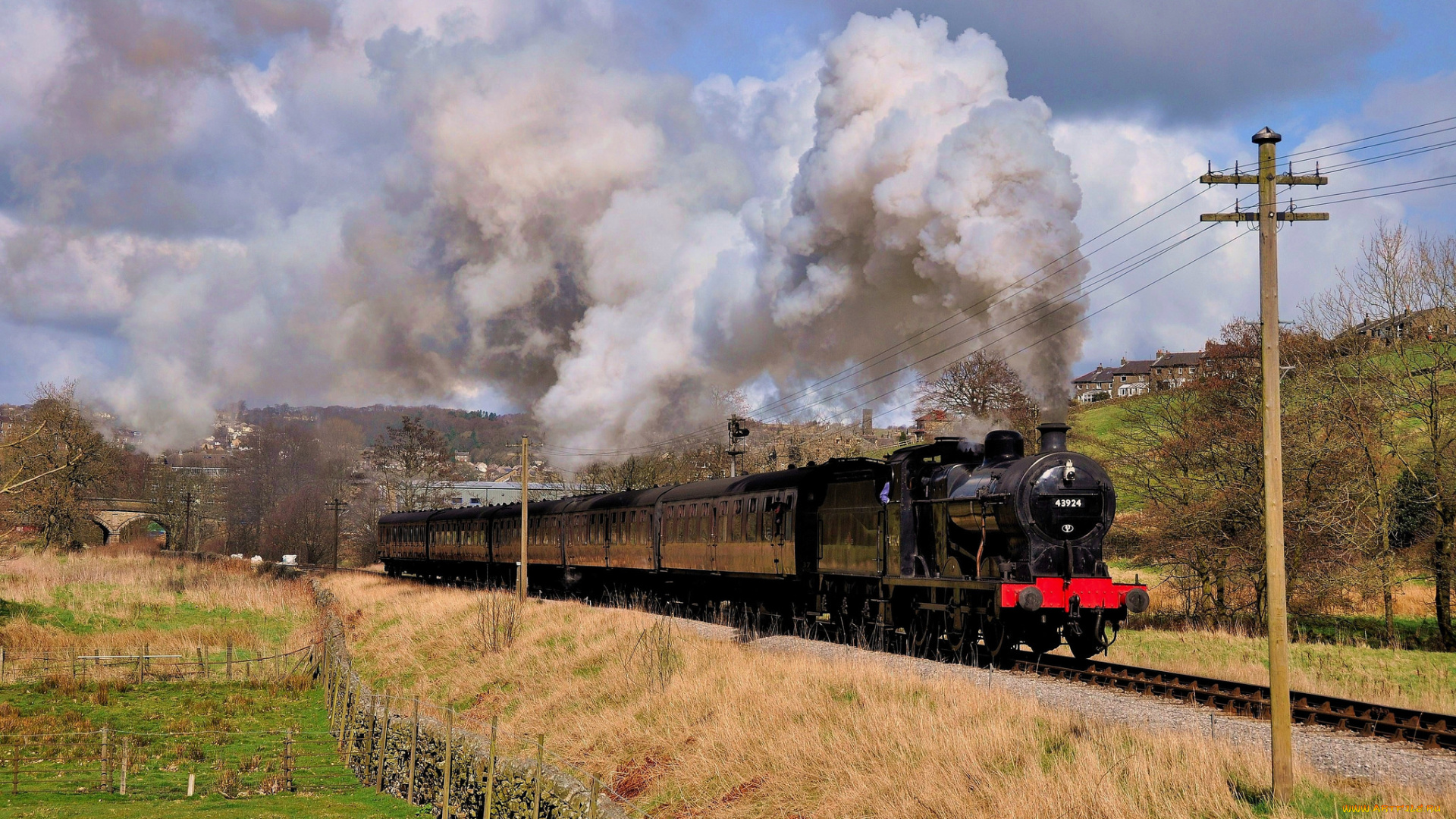 техника, паровозы, рельсы, дорога, железная, паровоз