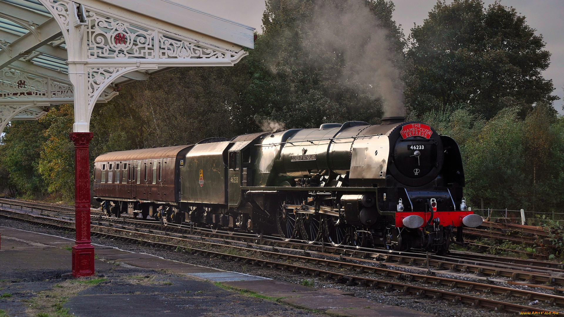 техника, паровозы, рельсы, дорога, железная, паровоз